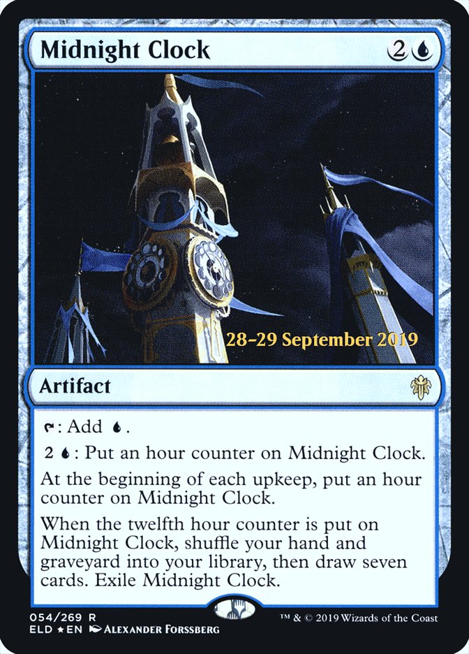 Midnight Clock  [Throne of Eldraine Prerelease Promos] | Gate City Games LLC