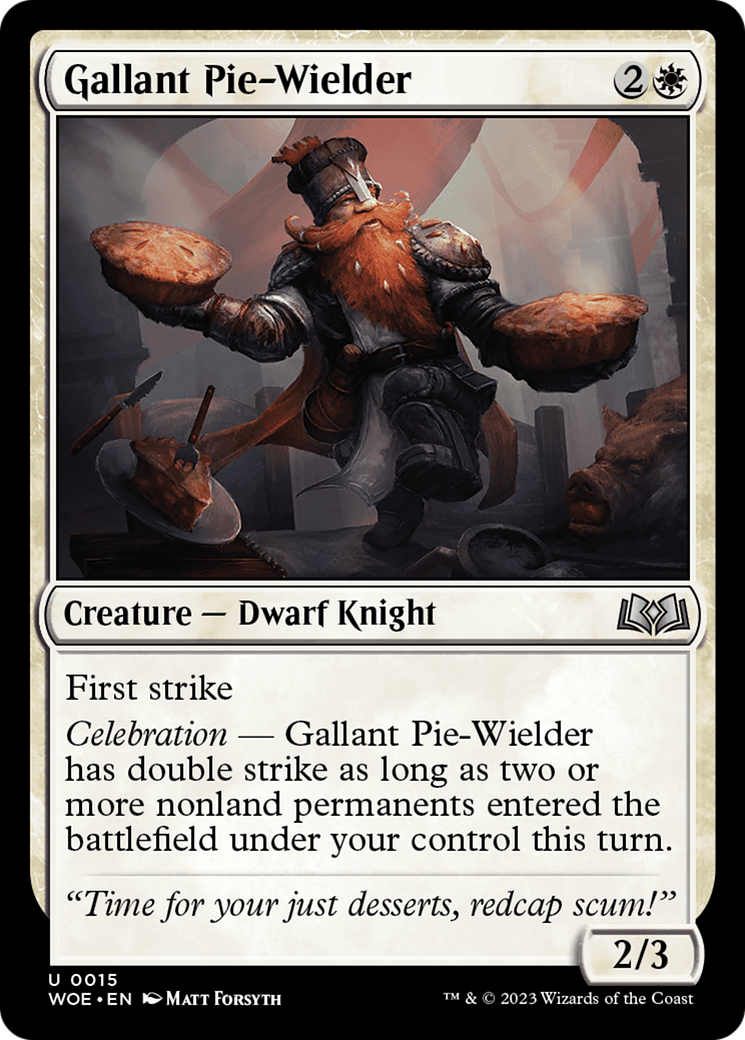 Gallant Pie-Wielder [Wilds of Eldraine] | Gate City Games LLC