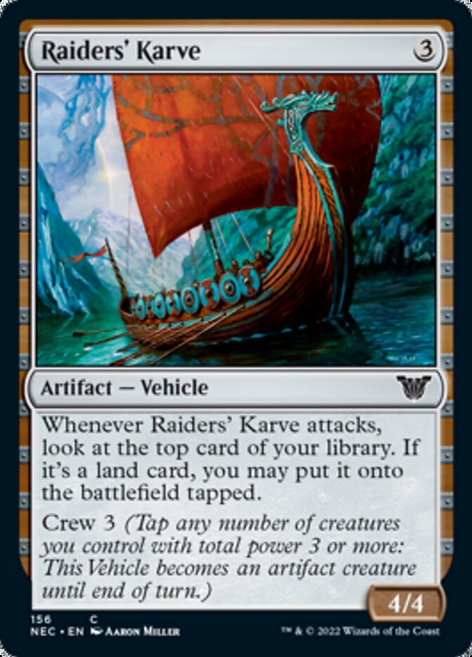 Raiders' Karve [Kamigawa: Neon Dynasty Commander] | Gate City Games LLC