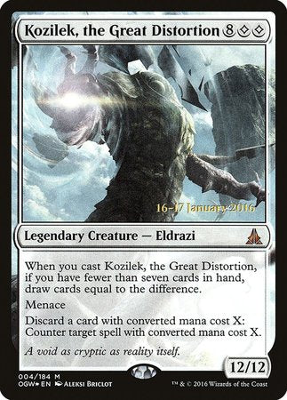Kozilek, the Great Distortion [Oath of the Gatewatch Promos] | Gate City Games LLC