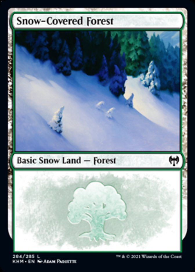 Snow-Covered Forest (284) [Kaldheim] | Gate City Games LLC