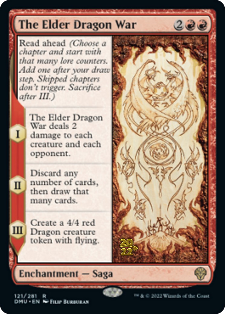 The Elder Dragon War [Dominaria United Prerelease Promos] | Gate City Games LLC