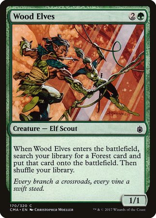 Wood Elves [Commander Anthology] | Gate City Games LLC