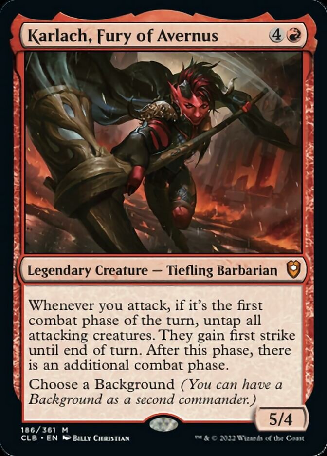 Karlach, Fury of Avernus [Commander Legends: Battle for Baldur's Gate] | Gate City Games LLC