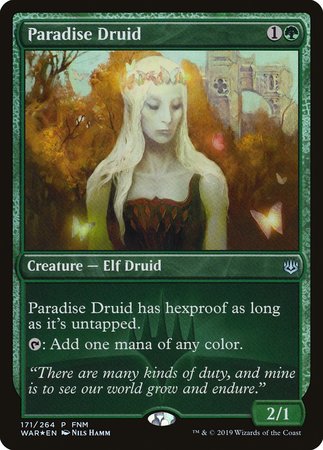 Paradise Druid [War of the Spark Promos] | Gate City Games LLC