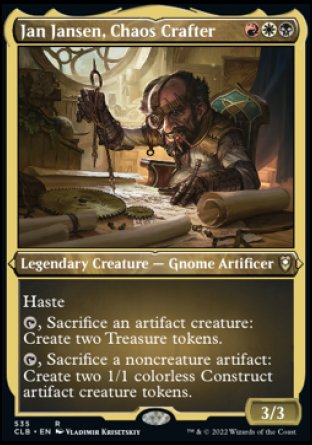 Jan Jansen, Chaos Crafter (Foil Etched) [Commander Legends: Battle for Baldur's Gate] | Gate City Games LLC