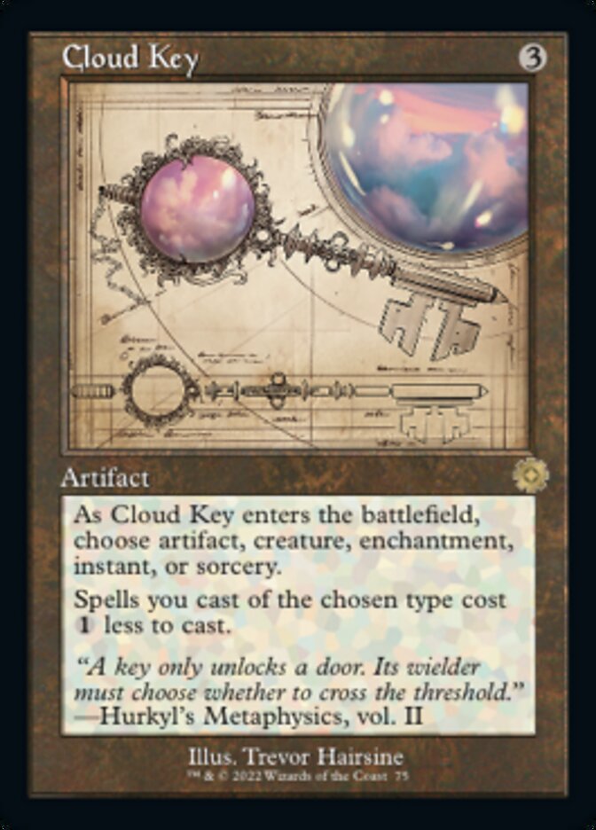 Cloud Key (Retro Schematic) [The Brothers' War Retro Artifacts] | Gate City Games LLC