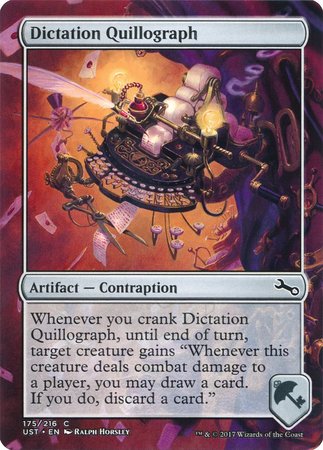 Dictation Quillograph [Unstable] | Gate City Games LLC