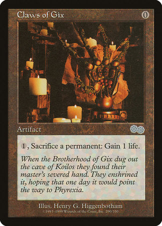 Claws of Gix [Urza's Saga] | Gate City Games LLC