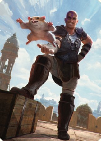 Minsc & Boo, Timeless Heroes Art Card (72) [Commander Legends: Battle for Baldur's Gate Art Series] | Gate City Games LLC