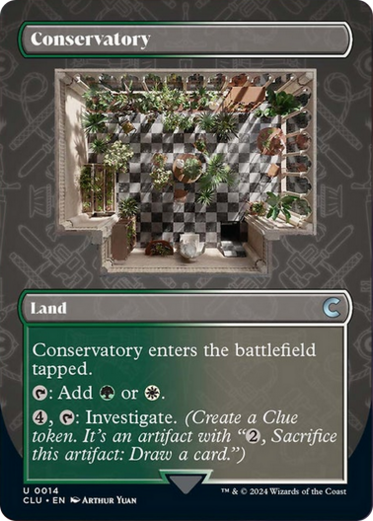 Conservatory (Borderless) [Ravnica: Clue Edition] | Gate City Games LLC