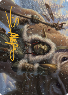 Owlbear Shepherd Art Card (Gold-Stamped Signature) [Commander Legends: Battle for Baldur's Gate Art Series] | Gate City Games LLC