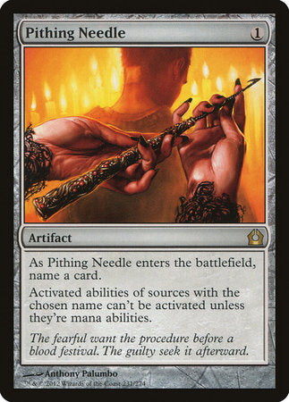 Pithing Needle [Return to Ravnica] | Gate City Games LLC