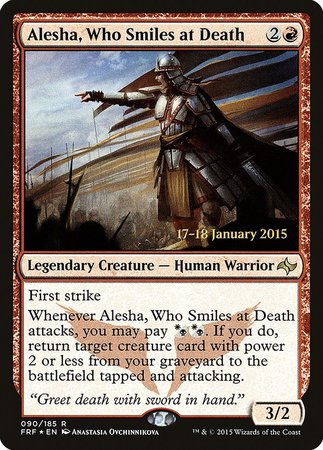 Alesha, Who Smiles at Death [Fate Reforged Promos] | Gate City Games LLC