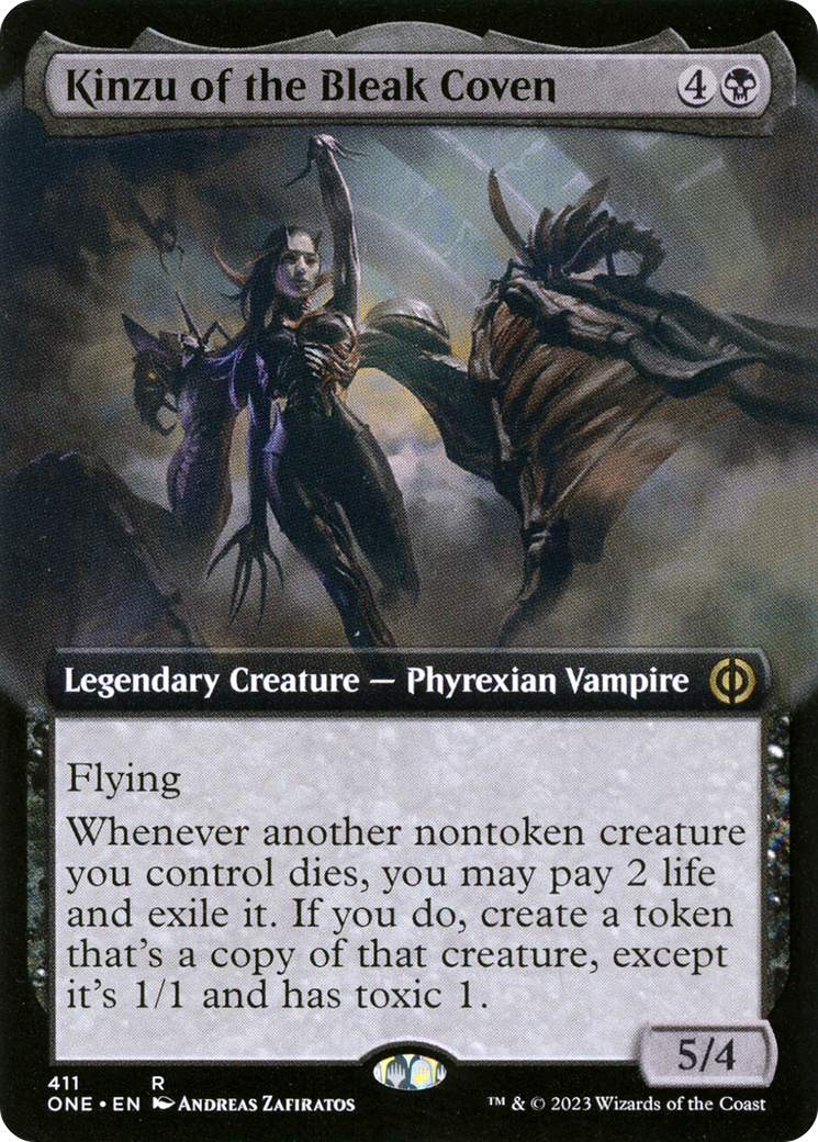 Kinzu of the Bleak Coven (Extended Art) [Phyrexia: All Will Be One] | Gate City Games LLC