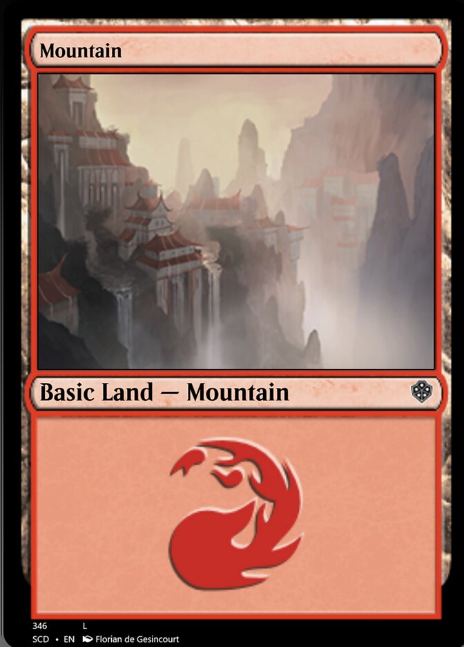 Mountain (346) [Starter Commander Decks] | Gate City Games LLC