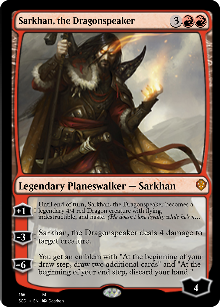 Sarkhan, the Dragonspeaker [Starter Commander Decks] | Gate City Games LLC