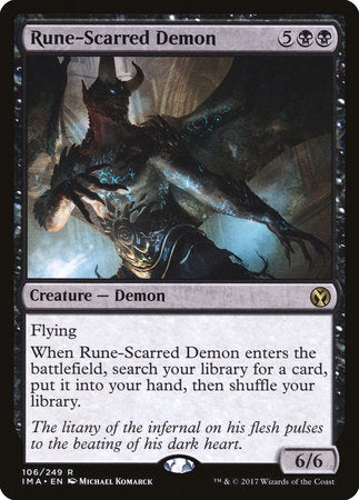 Rune-Scarred Demon [Iconic Masters] | Gate City Games LLC