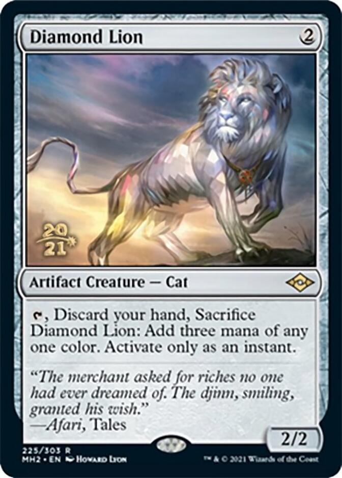 Diamond Lion [Modern Horizons 2 Prerelease Promos] | Gate City Games LLC