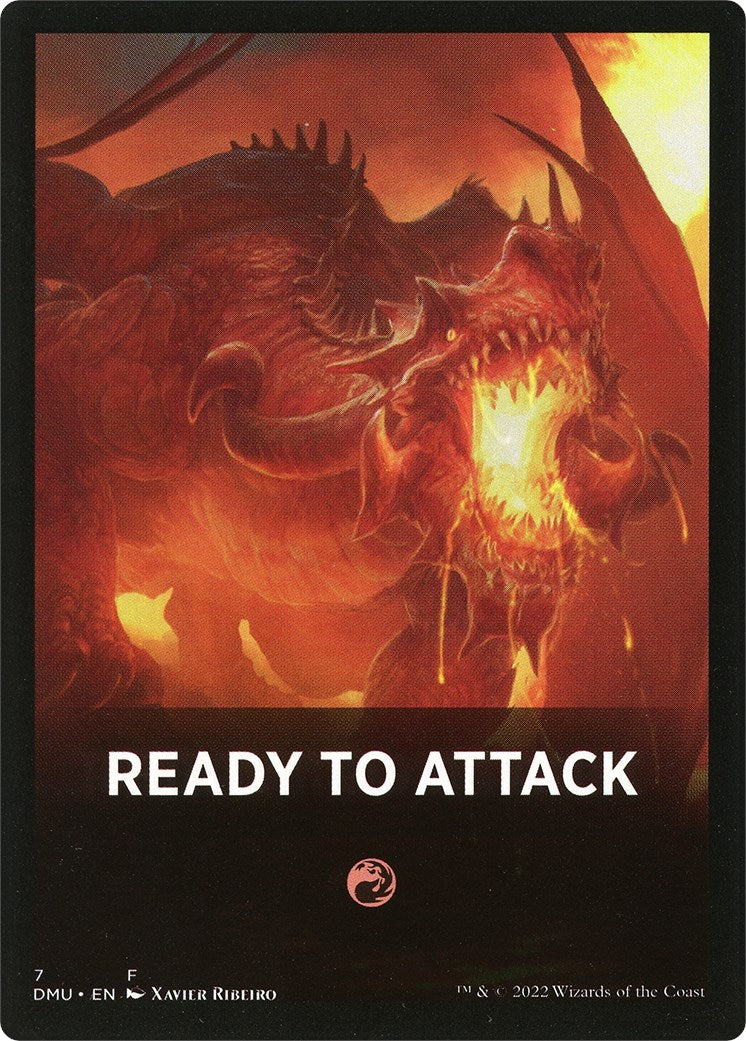 Ready to Attack Theme Card [Dominaria United Tokens] | Gate City Games LLC