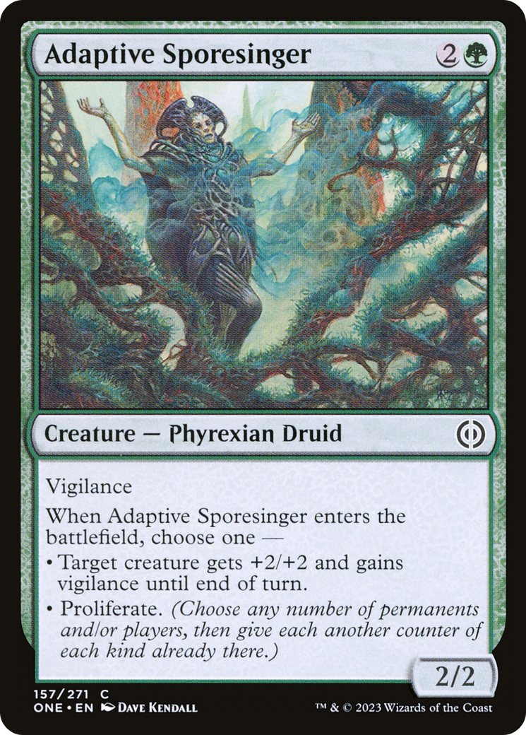 Adaptive Sporesinger [Phyrexia: All Will Be One] | Gate City Games LLC