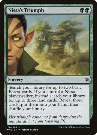 Nissa's Triumph [War of the Spark] | Gate City Games LLC