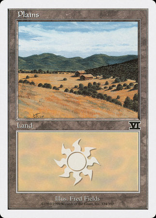 Plains (334) [Classic Sixth Edition] | Gate City Games LLC