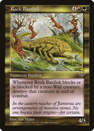 Rock Basilisk [Mirage] | Gate City Games LLC