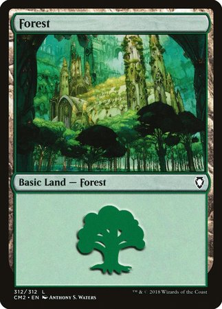 Forest (312) [Commander Anthology Volume II] | Gate City Games LLC