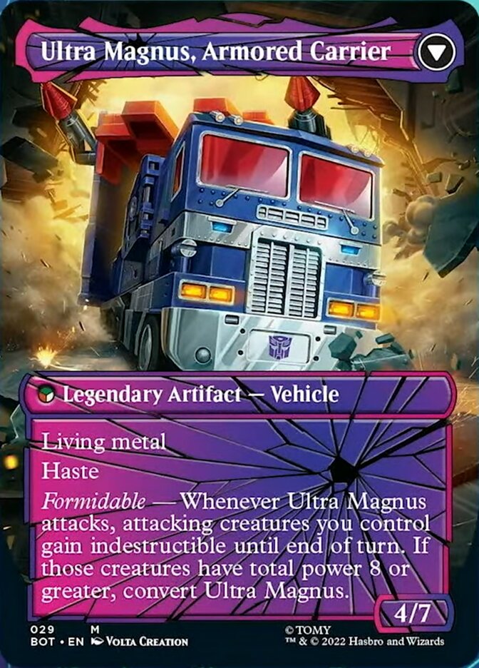 Ultra Magnus, Tactician // Ultra Magnus, Armored Carrier (Shattered Glass) [Universes Beyond: Transformers] | Gate City Games LLC