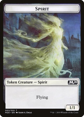 Spirit Token [Core Set 2020 Tokens] | Gate City Games LLC