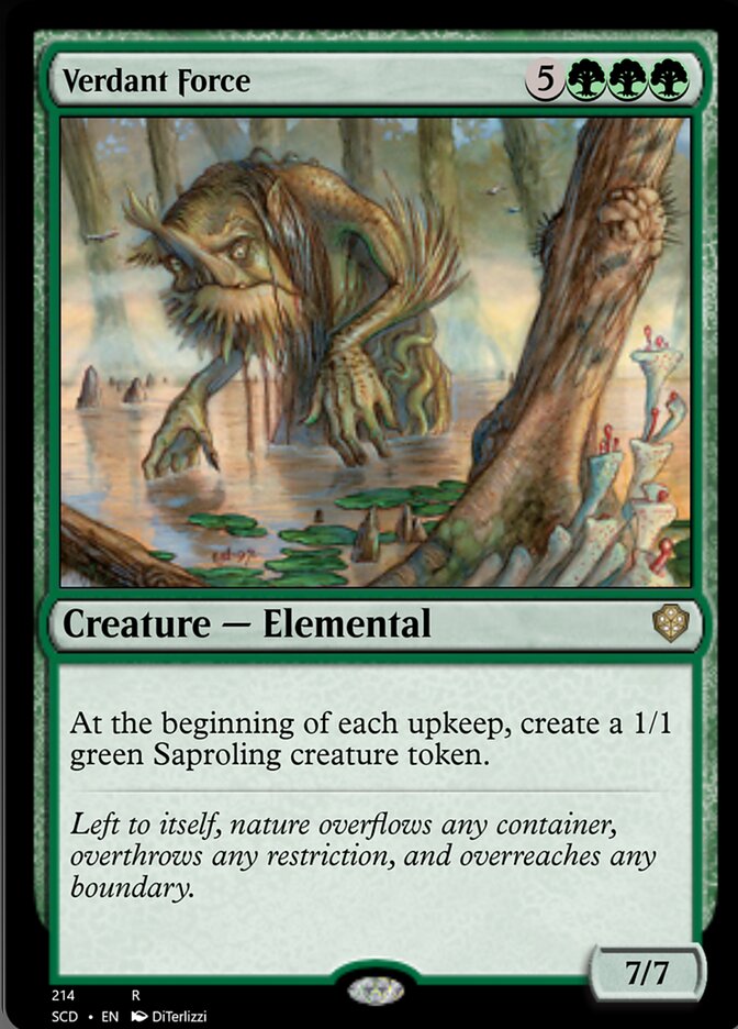 Verdant Force [Starter Commander Decks] | Gate City Games LLC