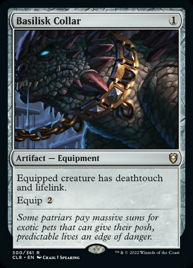 Basilisk Collar [Commander Legends: Battle for Baldur's Gate] | Gate City Games LLC