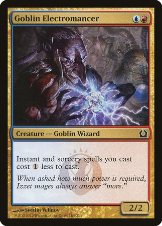 Goblin Electromancer [Return to Ravnica] | Gate City Games LLC