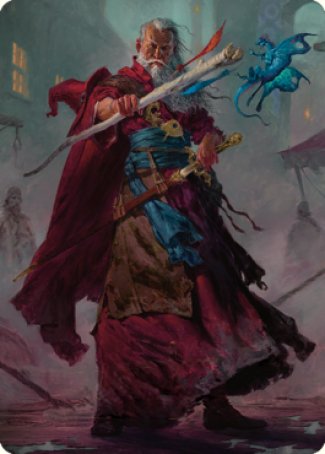 Elminster Art Card (64) [Commander Legends: Battle for Baldur's Gate Art Series] | Gate City Games LLC