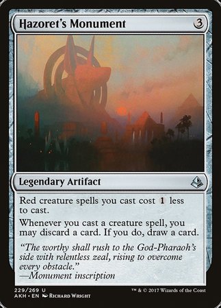 Hazoret's Monument [Amonkhet] | Gate City Games LLC