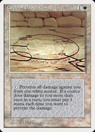 Circle of Protection: White [Summer Magic / Edgar] | Gate City Games LLC