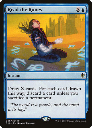 Read the Runes [Commander 2016] | Gate City Games LLC