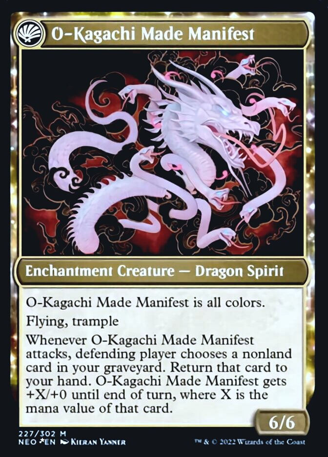 The Kami War // O-Kagachi Made Manifest [Kamigawa: Neon Dynasty Prerelease Promos] | Gate City Games LLC