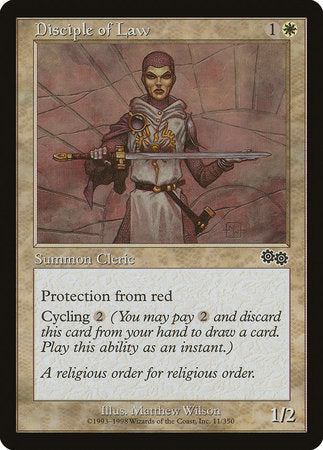 Disciple of Law [Urza's Saga] | Gate City Games LLC