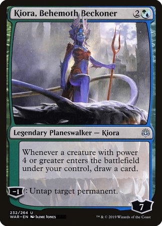 Kiora, Behemoth Beckoner [War of the Spark] | Gate City Games LLC