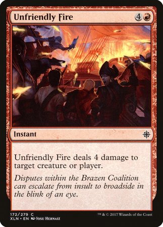 Unfriendly Fire [Ixalan] | Gate City Games LLC
