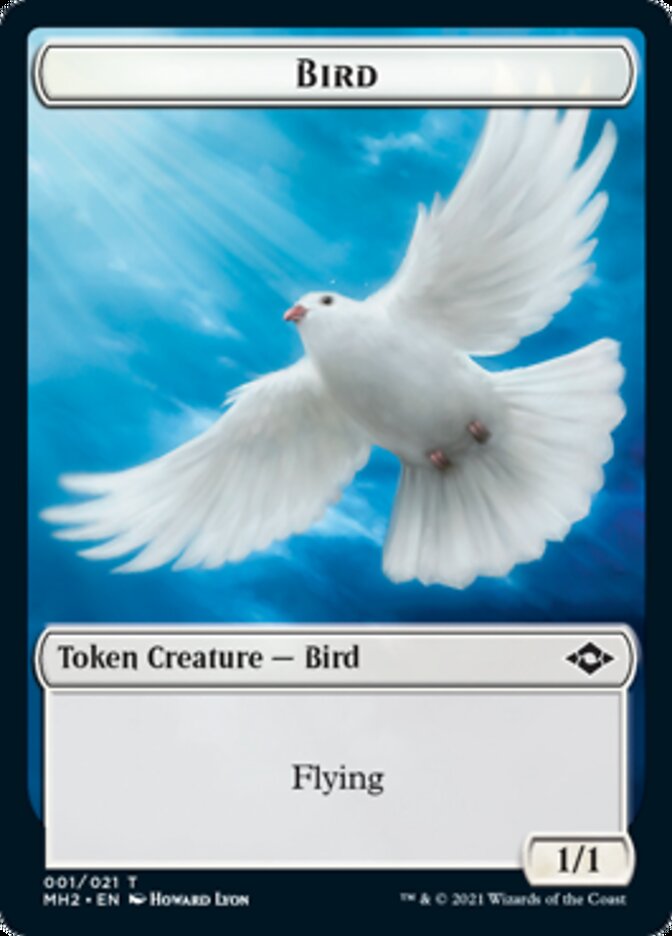 Bird Token // Treasure Token (#20) [Modern Horizons 2 Tokens] | Gate City Games LLC