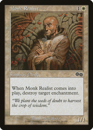 Monk Realist [Urza's Saga] | Gate City Games LLC