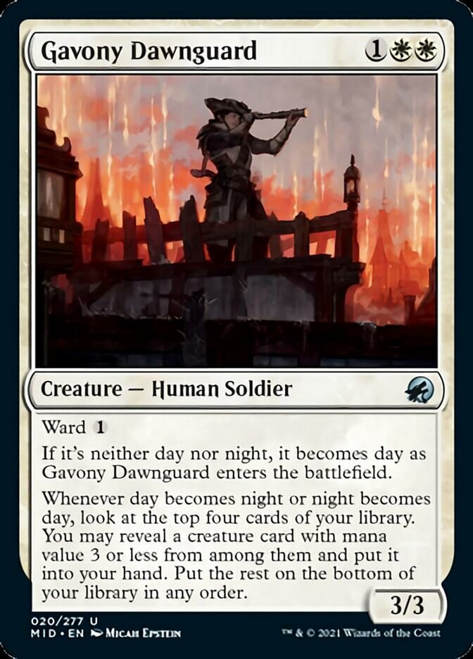 Gavony Dawnguard [Innistrad: Midnight Hunt] | Gate City Games LLC