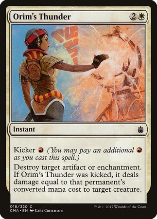 Orim's Thunder [Commander Anthology] | Gate City Games LLC