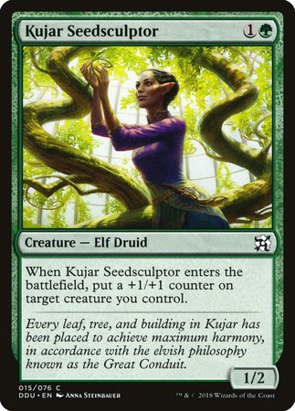 Kujar Seedsculptor [Duel Decks: Elves vs. Inventors] | Gate City Games LLC