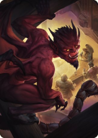 Nefarious Imp Art Card [Commander Legends: Battle for Baldur's Gate Art Series] | Gate City Games LLC