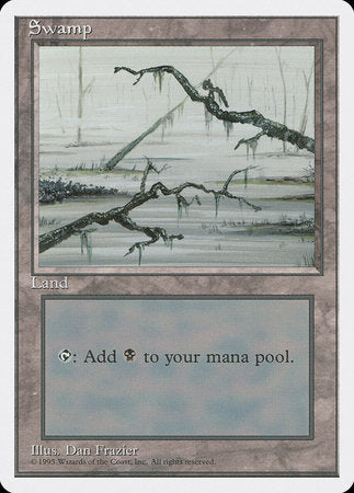 Swamp (C) [Fourth Edition] | Gate City Games LLC