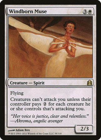 Windborn Muse [Commander 2011] | Gate City Games LLC